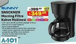 SUNNY FİLTRE KAHVE MAKİNESİ
